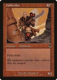 Halberdier - Odyssey - Magic: The Gathering card