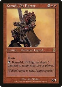 Kamahl, Pit Fighter - Odyssey - Magic: The Gathering card