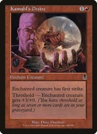Kamahl's Desire - Odyssey - Magic: The Gathering card