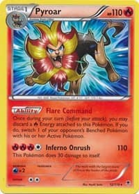 Pyroar - 12/119 (XY Phantom Forces) - Deck Exclusives - Pokemon card