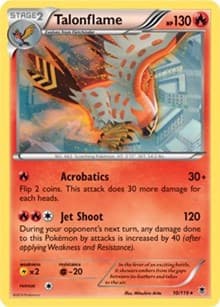 Talonflame - 10/119 (XY Phantom Forces) - Deck Exclusives - Pokemon card