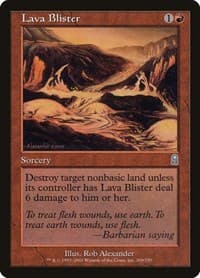 Lava Blister - Odyssey - Magic: The Gathering card