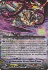 Star-vader, Garnet Star Dragon - Trial Deck 17: Will of the Locked Dragon - Cardfight Vanguard card