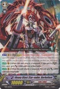 Heavy Blast Star-vader, Berkelium - Trial Deck 17: Will of the Locked Dragon - Cardfight Vanguard card
