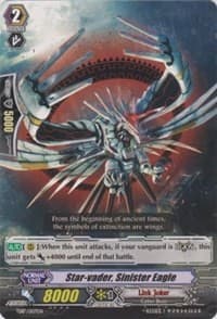 Star-vader, Sinister Eagle - Trial Deck 17: Will of the Locked Dragon - Cardfight Vanguard card