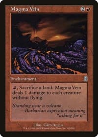 Magma Vein - Odyssey - Magic: The Gathering card