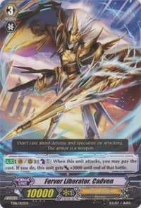 Fervor Liberator, Cadven - Trial Deck 16: Divine Judgement of the Bluish Flames - Cardfight Vanguard card