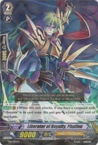 Liberator of Royalty, Phallon - Trial Deck 16: Divine Judgement of the Bluish Flames - Cardfight Vanguard card