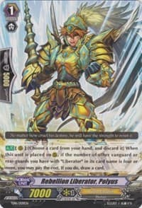 Rebellion Liberator, Polyus - Trial Deck 16: Divine Judgement of the Bluish Flames - Cardfight Vanguard card