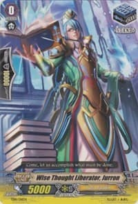 Wise Thought Liberator, Jurron - Trial Deck 16: Divine Judgement of the Bluish Flames - Cardfight Vanguard card
