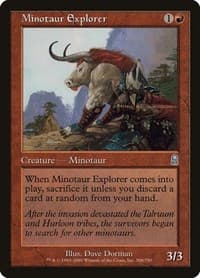 Minotaur Explorer - Odyssey - Magic: The Gathering card