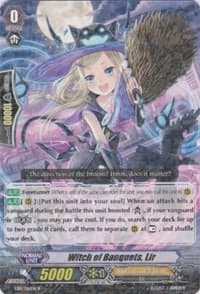 Witch of Banquets, Lir - EB11 - Requiem at Dusk - Cardfight Vanguard card