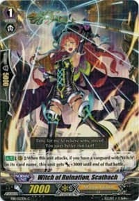 Witch of Ruination, Scathach - EB11 - Requiem at Dusk - Cardfight Vanguard card