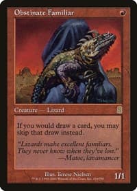 Obstinate Familiar - Odyssey - Magic: The Gathering card