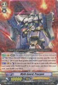 Myth Guard, Procyon - EB12 - Waltz of the Goddess - Cardfight Vanguard card