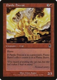 Pardic Firecat - Odyssey - Magic: The Gathering card