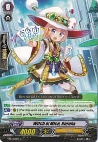 Witch of Mice, Koroha - EB12 - Waltz of the Goddess - Cardfight Vanguard card