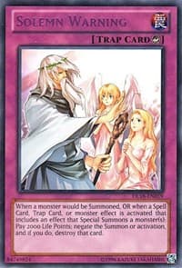 Solemn Warning (Purple) - Duelist League Promo - YuGiOh card