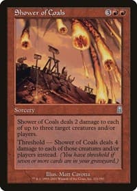 Shower of Coals - Odyssey - Magic: The Gathering card