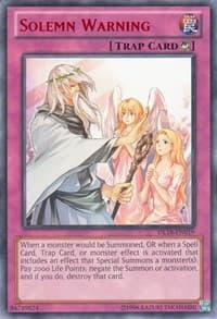Solemn Warning (Red) - Duelist League Promo - YuGiOh card