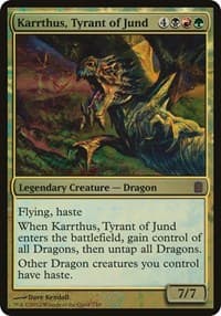 Karrthus, Tyrant of Jund (Commander's Arsenal) - Oversize Cards - Magic: The Gathering card