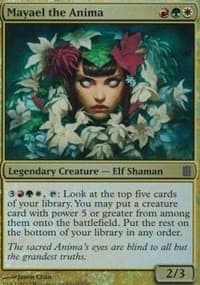 Mayael the Anima (Commander's Arsenal) - Oversize Cards - Magic: The Gathering card