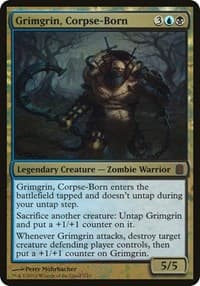 Grimgrin, Corpse-Born (Commander's Arsenal) - Oversize Cards - Magic: The Gathering card