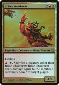Brion Stoutarm (Commander's Arsenal) - Oversize Cards - Magic: The Gathering card