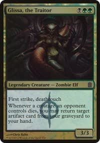 Glissa, the Traitor (Commander's Arsenal) - Oversize Cards - Magic: The Gathering card