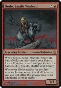 Godo, Bandit Warlord (Commander's Arsenal) - Oversize Cards - Magic: The Gathering card