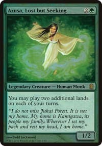 Azusa, Lost but Seeking (Commander's Arsenal) - Oversize Cards - Magic: The Gathering card