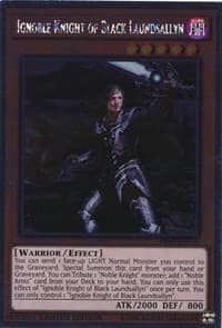 Ignoble Knight of Black Laundsallyn - Noble Knights of the Round Table Box Set - YuGiOh card
