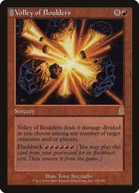 Volley of Boulders - Odyssey - Magic: The Gathering card