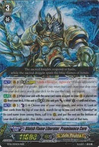Bluish Flame Liberator, Prominence Core - BT16: Legion of Dragons and Blades ver.E - Cardfight Vanguard card