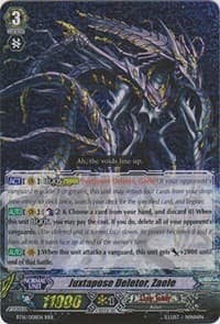 Juxtapose Deletor, Zaele - BT16: Legion of Dragons and Blades ver.E - Cardfight Vanguard card