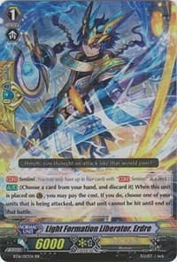 Light Formation Liberator, Erdre - BT16: Legion of Dragons and Blades ver.E - Cardfight Vanguard card
