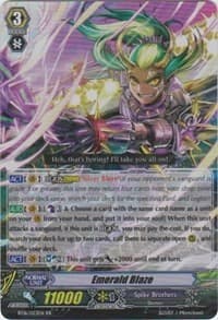 Emerald Blaze - BT16: Legion of Dragons and Blades ver.E - Cardfight Vanguard card