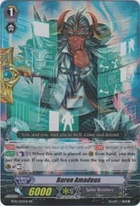 Baron Amadeus - BT16: Legion of Dragons and Blades ver.E - Cardfight Vanguard card