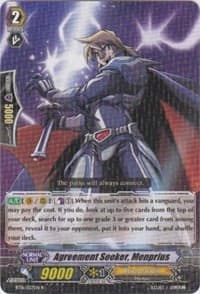 Agreement Seeker, Menprius - BT16: Legion of Dragons and Blades ver.E - Cardfight Vanguard card