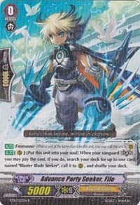 Advance Party Seeker, File - BT16: Legion of Dragons and Blades ver.E - Cardfight Vanguard card