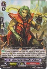Threatening Brawler, Kohmei - BT16: Legion of Dragons and Blades ver.E - Cardfight Vanguard card