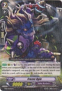 Frozen Ogle - BT16: Legion of Dragons and Blades ver.E - Cardfight Vanguard card