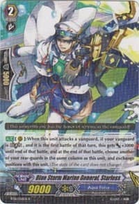 Blue Storm Marine General, Starless - BT16: Legion of Dragons and Blades ver.E - Cardfight Vanguard card