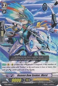 Heaven Bow Seeker, Morvi - BT16: Legion of Dragons and Blades ver.E - Cardfight Vanguard card