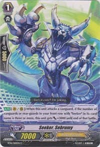 Seeker, Sebrumy - BT16: Legion of Dragons and Blades ver.E - Cardfight Vanguard card