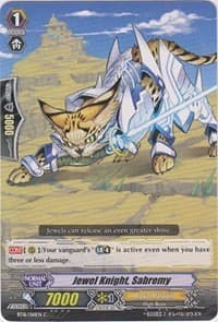 Jewel Knight, Sabremy - BT16: Legion of Dragons and Blades ver.E - Cardfight Vanguard card