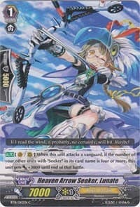 Heaven Arrow Seeker, Lunate - BT16: Legion of Dragons and Blades ver.E - Cardfight Vanguard card