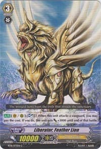 Liberator, Feather Lion - BT16: Legion of Dragons and Blades ver.E - Cardfight Vanguard card