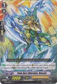 Twin Axe Liberator, Bassia - BT16: Legion of Dragons and Blades ver.E - Cardfight Vanguard card