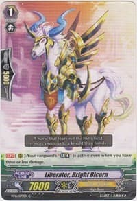 Liberator, Bright Bicorn - BT16: Legion of Dragons and Blades ver.E - Cardfight Vanguard card